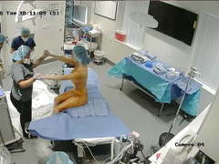Hidden cam inside clinic of plastic surgery